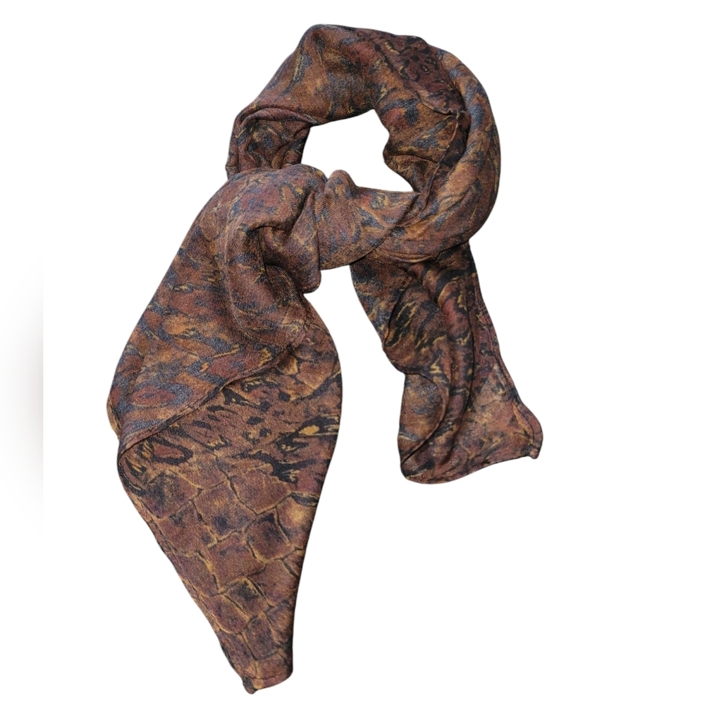 NWT Patricia Nash Square Handbag Scarf Twilly Abstract Animal Print (Lot Of 2)